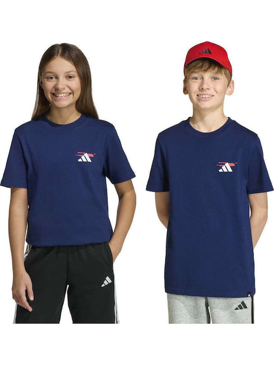 adidas Παιδικό T-shirt Navy Μπλε Gaming Graphic