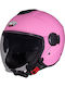 Pilot Fly SV Baby Pink Motorradhelm Jet ECE 22.06 1300gr mit Sonnenblende