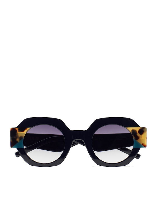 Kaleos Sunglasses Navy Blue with Acetate Frame Kaleos Sunglasses Navy Blue with Acetate Frame