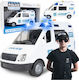 MalPlay Martin Toys Polizei Auto Zurückziehen Für 3+ Jahre