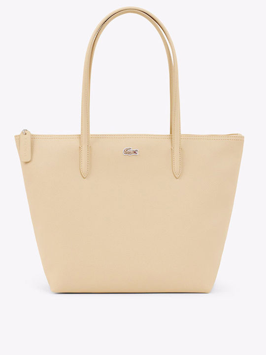 Lacoste Damentasche Shopper Beige