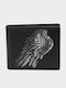 Madinbo Wing Feather Black Wallet