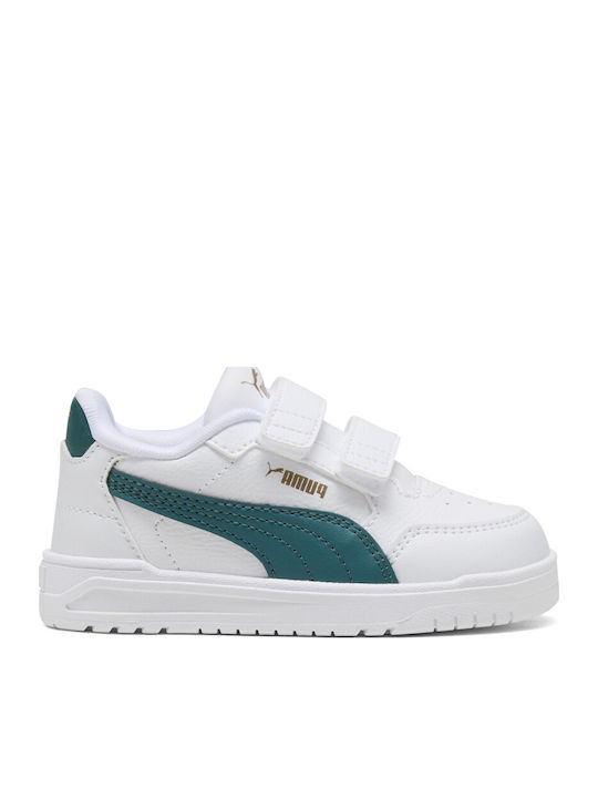 PUMA Shuffle Παιδικά Sneakers με Σκρατς Λευκά