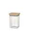 Zokura General Use Glass Transparent Vase with Lid 550ml