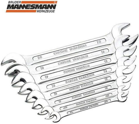 Offen-Ende Schraubenschlüssel Set 8 Stück 6-22mm Mannesmann 110-08