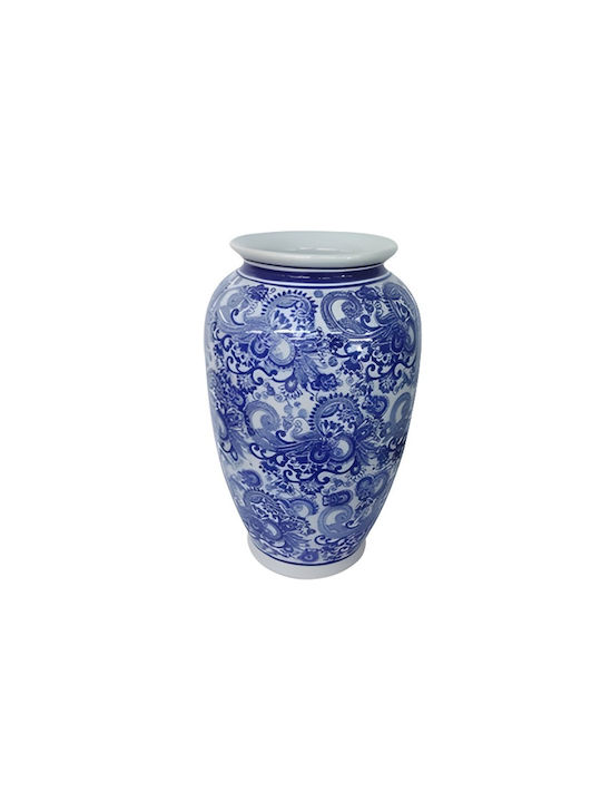 keleman Decorative Vase Blue 34cm