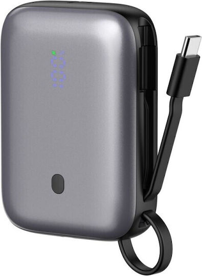 Platinet Power Bank 10000mAh 20W με Θύρα USB-A και 2 Θύρες USB-C Μαύρο