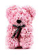 Mohicans Black Line Künstliche Rosen Rosa 25cm in Box B106