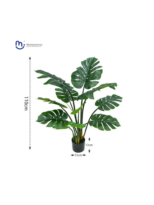 Medrelaxhome Plantă Artificială Decorativă Monstera 2 h110cm