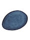 keleman Teller Wüste Oval Keramik Blau 20x18cm