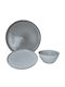 keleman Teller Untiefe Keramik Gray 27cm