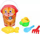 Eddy Toys Пясъчник Комплект Сандък 29см 5 Бройки