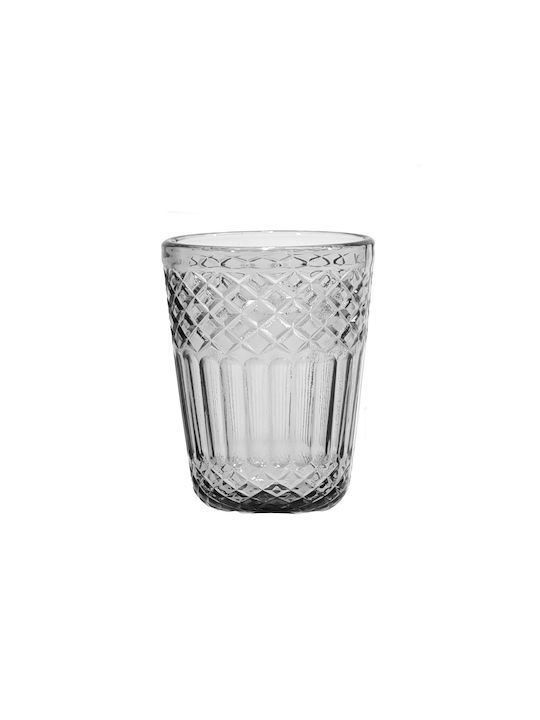General Trade Set of Glasses made of Glass in Gray Color 300ml 6pcs