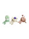 Tischdekoration Cutie Braid Set 3Stücke 727frn1114 8cm Mehrfarbig Aberto Design Kunststoff