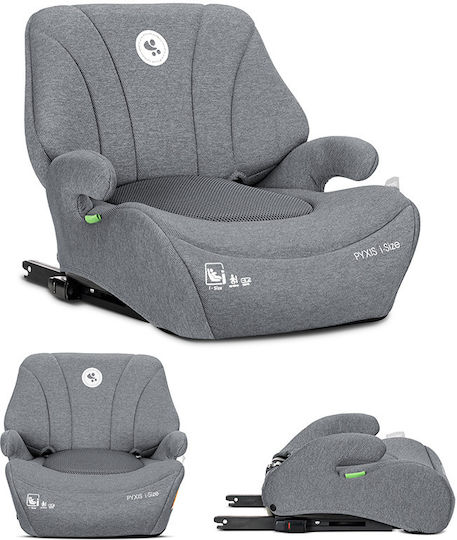 Lorelli Pyxis Baby Car Seat Booster i-Size with Isofix Grey 22-36 kg