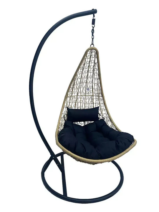 Soleil Soleil Nest mit Basis Metallisch L120xB95xH195cm Schwarz Soleil Soleil Nest mit Basis Metallisch L120xB95xH195cm Schwarz
