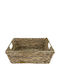 keleman Decorative Basket Wicker Brown 30.5x20x12cm