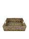 keleman Decorative Basket Wicker Brown 39x30x12cm