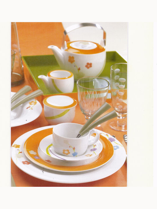 Ionia Orange Porcelain Dinnerware Set 20pcs
