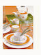 Ionia Orange Porcelain Dinnerware Set 20pcs