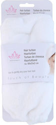 Touch Of Beauty Microfiber Towel Hair White Touch Of Beauty Microfiber Towel Hair White