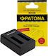 Patona Double Battery Charger Usb Compatible with Kodak