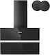 IsEasy Vent Hood Chimney 60cm Gray with Wi-Fi