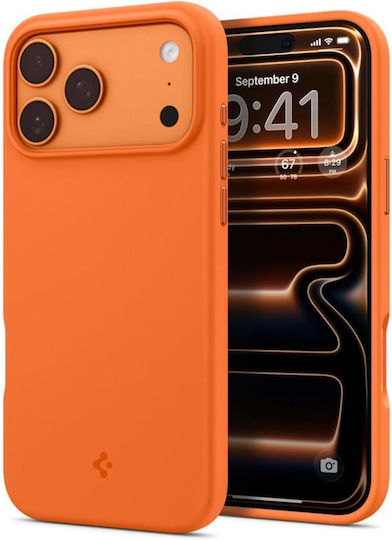 Θήκη Spigen Silicone Fit Mag Magsafe Iphone 17 Pro Max – Cosmic Orange Acs11378