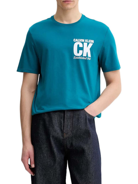 Calvin Klein Тениска Petrol Blue