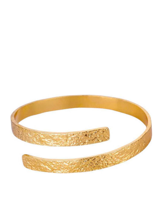 Charmy Bracelet Handcuffs from Steel Gold Plated 6.2cm