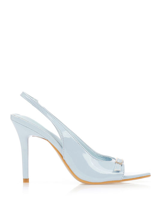 Tsoukalas Pumps mit Riemchen & hoher Absatz Blau