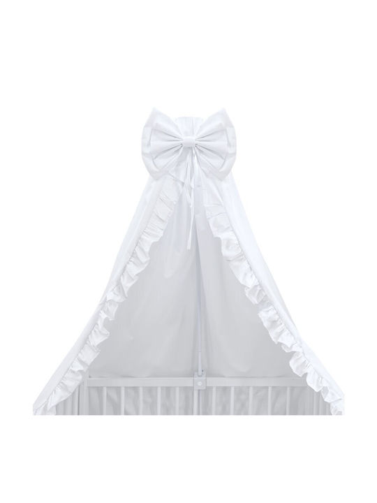 MimiNu Baby Mosquito Net for Crib White