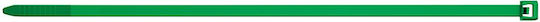 fischer Δεματικά Καλωδίων Πλαστικά 150mmx2.5mm σε Πράσινο χρώμα (100τμχ) (543925)