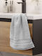 Lino Home Hand Towel Igalo 30x50cm Silver Weight 600gr/m²