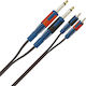 QuikLok Cable 6.3mm male - RCA male 2m (30.00285)