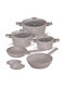 Berlinger Haus Cookware Set of Aluminum with Non-stick Coating 10pcs