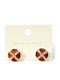 Earrings Gold Plated with Stones