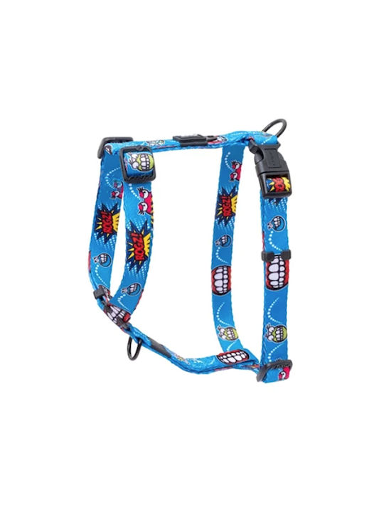 Rogz Σαμαράκι Σκύλου Fusion Comic Blue M 32-52cm Rogz Σαμαράκι Σκύλου Fusion Comic Blue M 32-52cm