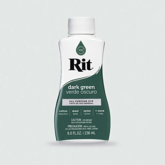 Dark Green All-purpose Liquid Dye Βαφή Όλα Υφάσματα
