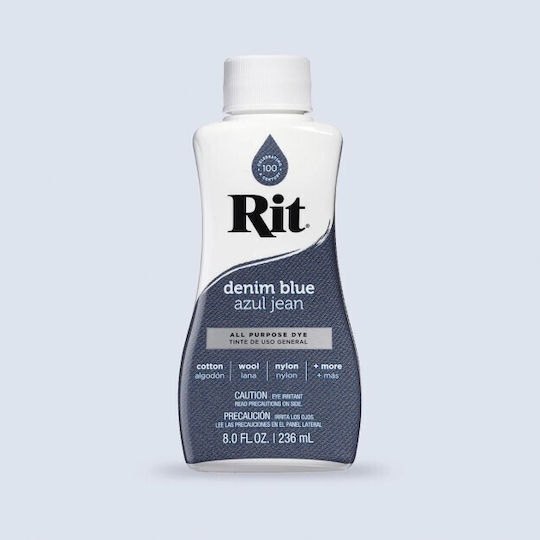 Denim Blue All-Purpose Liquid Dye Fabric Dye
