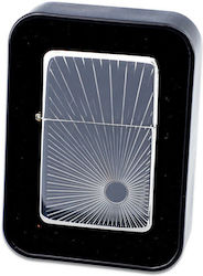 Brichetă cu Ulei și Piatră Argintie Sun Cutie Metalică Cadou 3042 Brichetă cu Ulei și Piatră Argintie Sun Cutie Metalică Cadou 3042