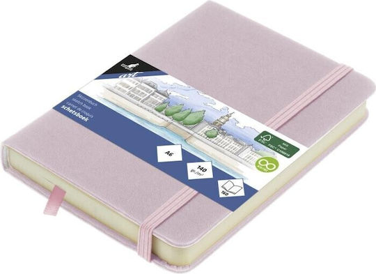 Sketchbook A6 Violet 140gr 160 Pages Elastic Hard Cover Kangaro