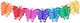Decorative Paper Butterfly Garland 3m 17x15cm 1 Piece Carnavalista 232672