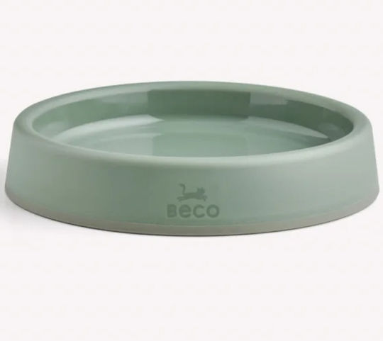 Beco Pets Μπολ Φαγητού για Γάτα σε Πράσινο Χρώμα