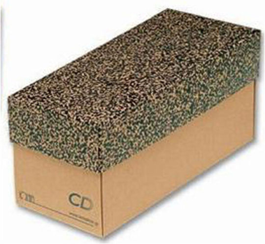 Ionia CD Ablageboxen 3 Fächer 14x15x30cm 06 Kraft