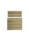 keleman Waterproof Director Chair Cover Brown 62x80cm