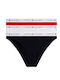 Essential Γυναικεία Slip 3Pack D.sky-white-red