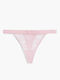 Γυναικείο String με Δαντέλα Bonita Pink