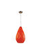 keleman Pendant Light Orange with Socket E27 24x24x40cm