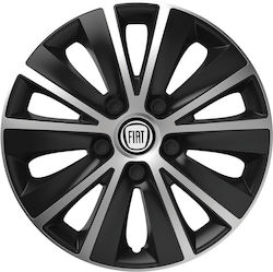 Car Wheel Hubcaps Versaco Rapide Black Chrome 1...